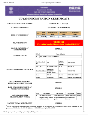 Udyam Registration